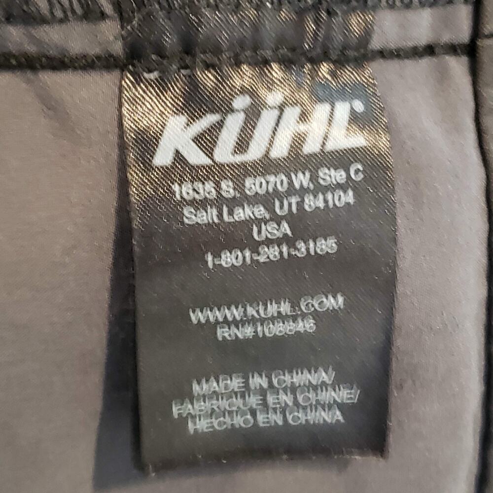 Kuhl Deceptr Pants Mens 34x32 Black Performance Outdoor Stretch Hiking Straight - Picture 7 of 10